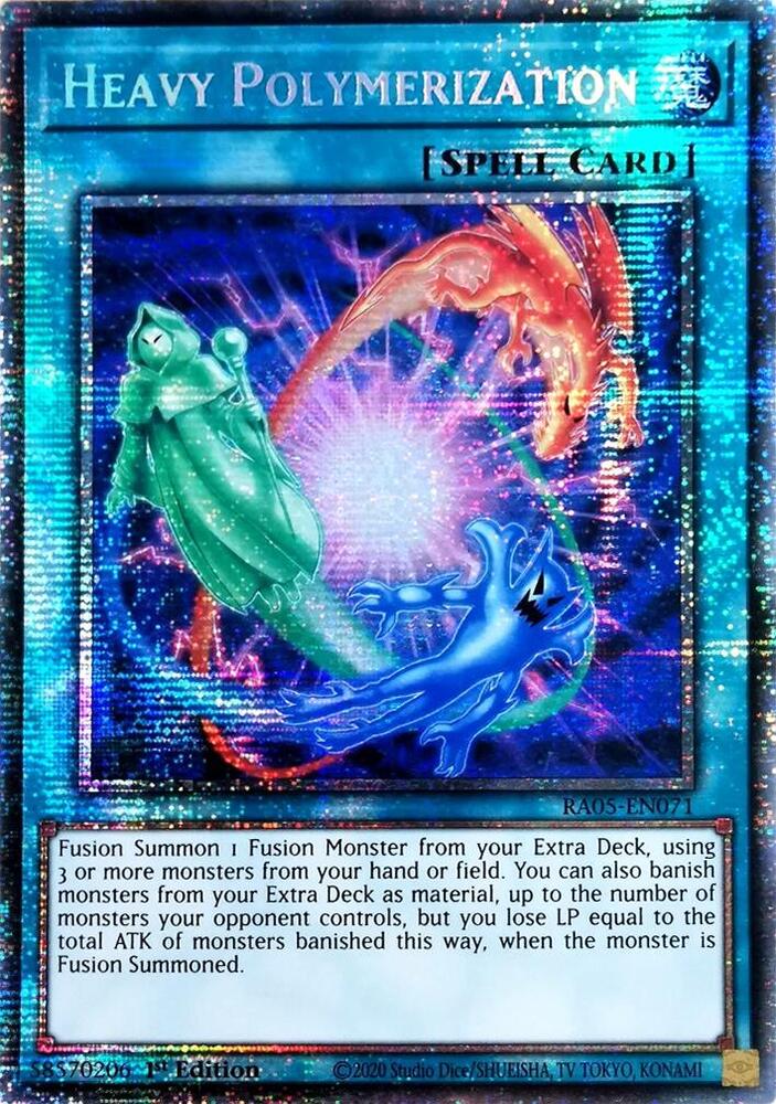Heavy Polymerization - RA05-EN071 - Starlight Rare - 1st Edition