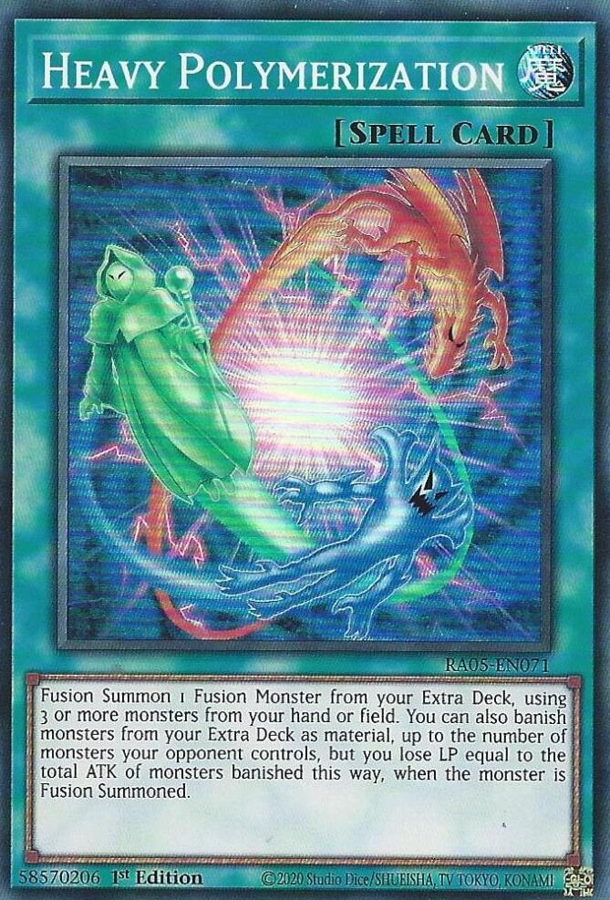 Heavy Polymerization - RA05-EN071 - Super Rare - 1st Edition