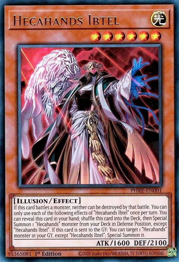 Hecahands Ibtel - PHRE-EN001 - Ultra Rare - 1st Edition