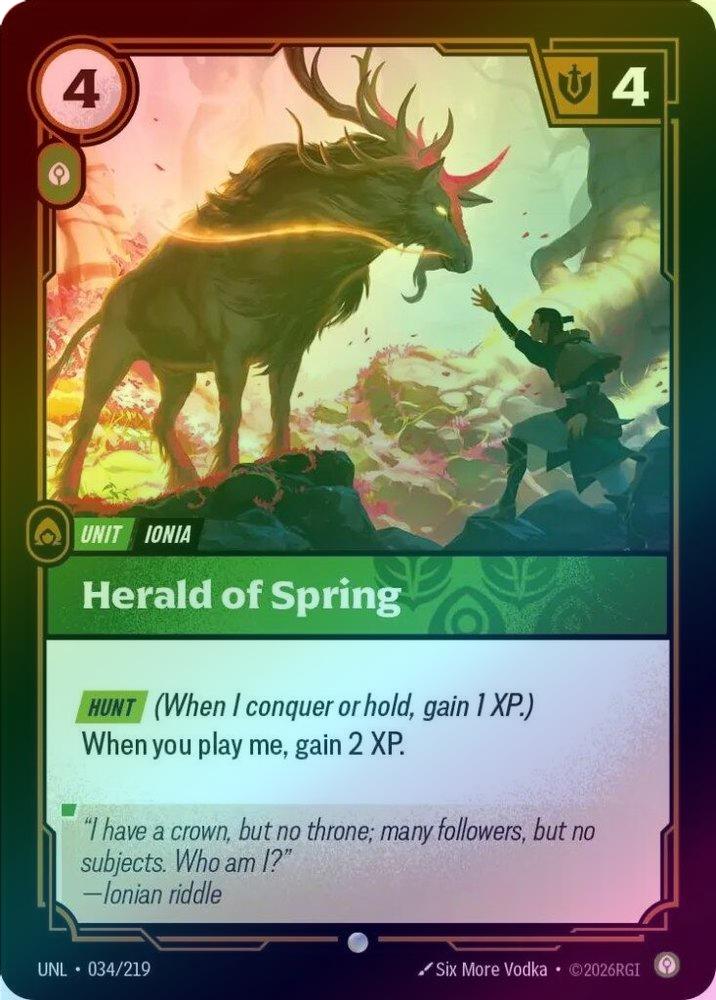 Herald of Spring - 034/219 - Common (Foil)