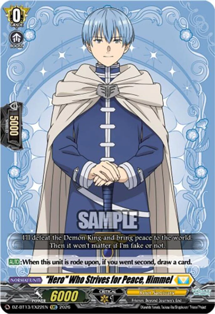 "Hero" Who Strives for Peace, Himmel - DZ-BT13/EX22EN - Extra Common