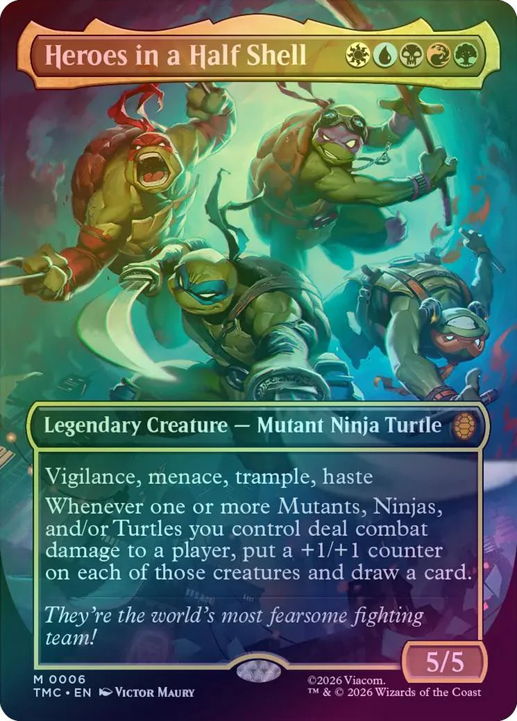 Heroes in a Half Shell - Borderless (Foil) (TMC)