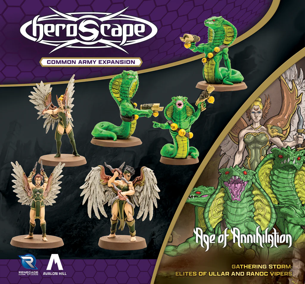 Heroscape: Elites of Ullar and Ranoc Vipers Army Expansion