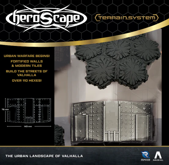 Heroscape: The Urban Landscape of Valhalla Terrain Expansion