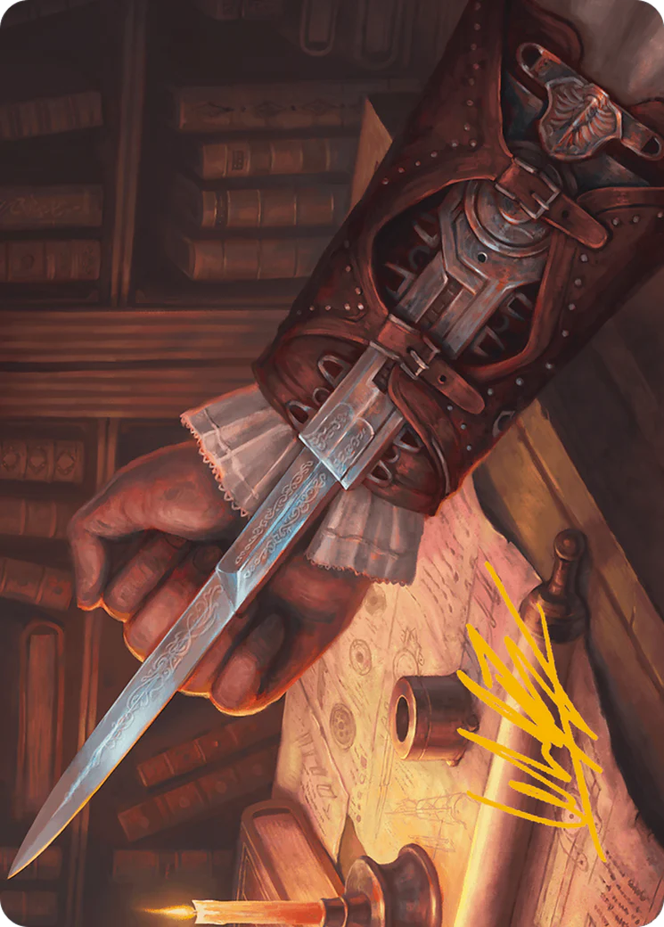 Hidden Blade - Art Series (Gold-Stamped Signature) (AACR)