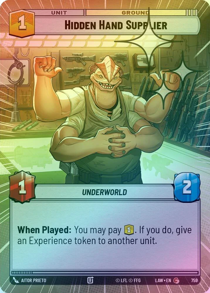 Hidden Hand Supplier (Hyperspace Foil) - 759 - Common (Foil)