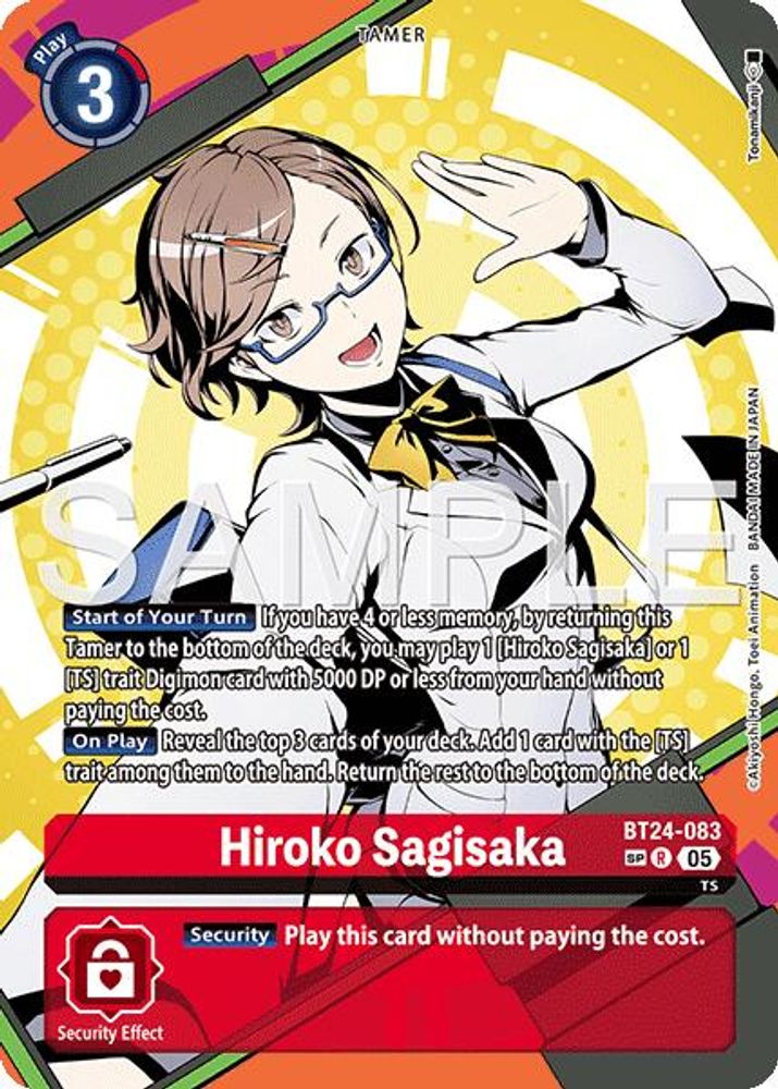 Hiroko Sagisaka (SP) - BT24-083 - Special Rare
