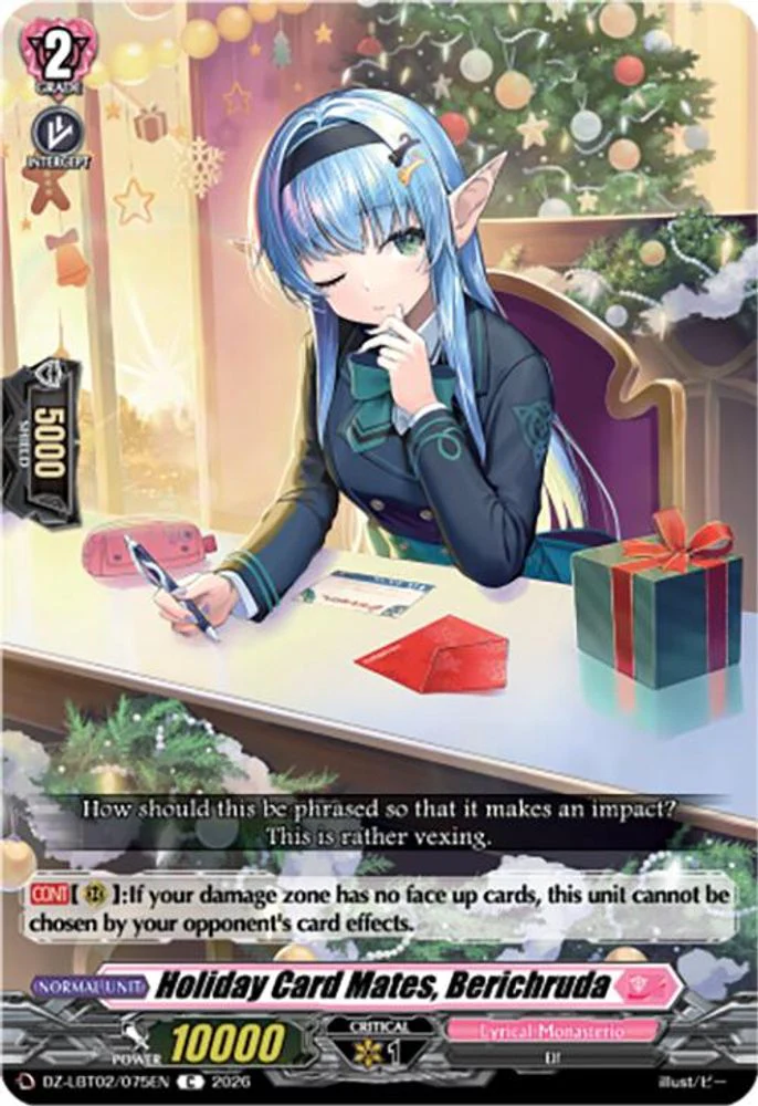 Holiday Card Mates, Berichruda - DZ-LBT02/075EN - Common
