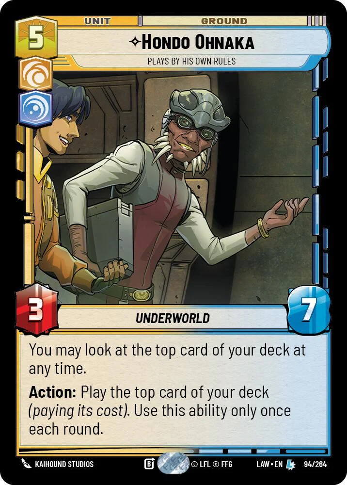 Hondo Ohnaka - Plays By His Own Rules - 94/264 - Legendary