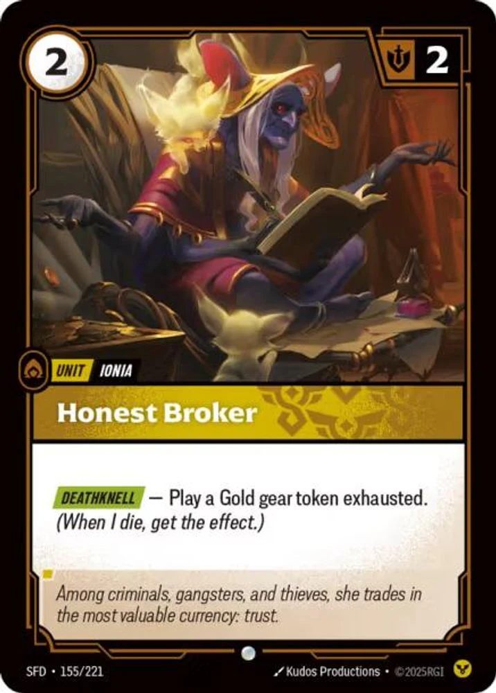 Honest Broker - 155/221 - Common