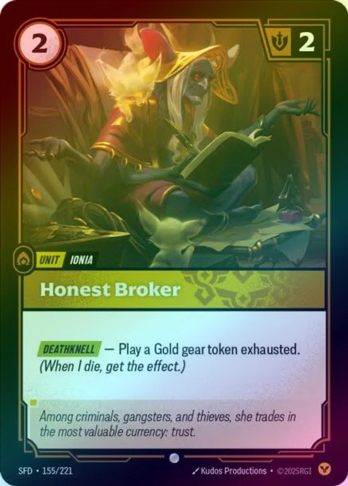 Honest Broker - 155/221 - Common (Foil)