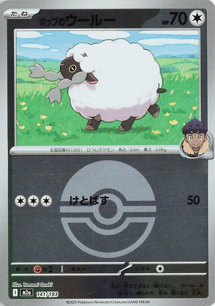 Hop's Wooloo (Poke Ball Pattern) (Japanese) - 141/193 - None