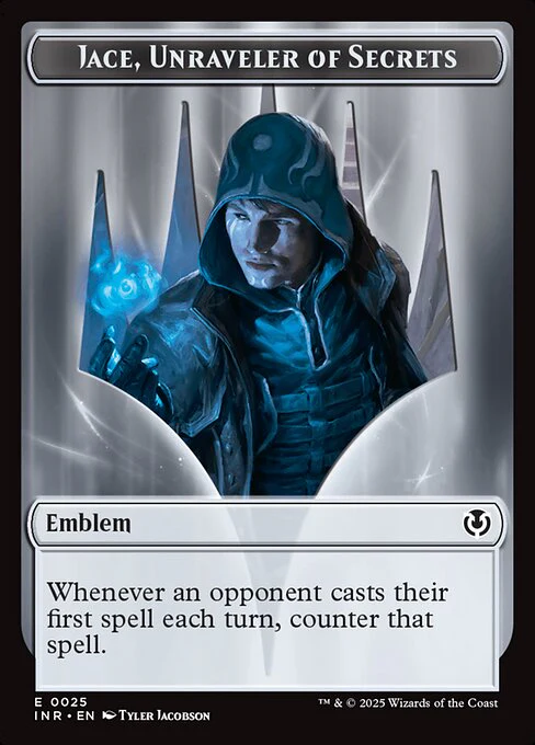 Human Wizard Token // Jace, Unraveler of Secrets Emblem (TINR) - Image 2