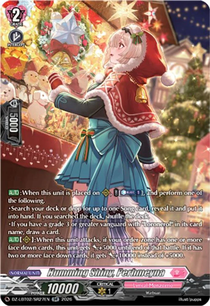 Humming Shiny, Perhmeyna (SR) - DZ-LBT02/SR27EN - Silver Rare