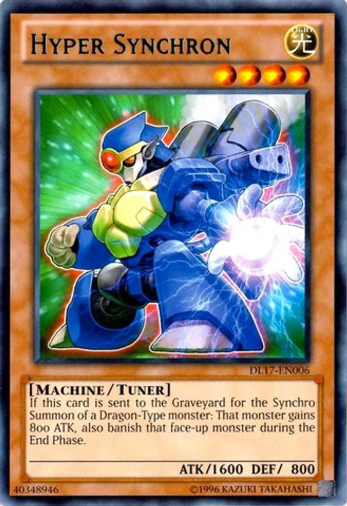 Hyper Synchron (Blue) - DL17-EN006 - Rare