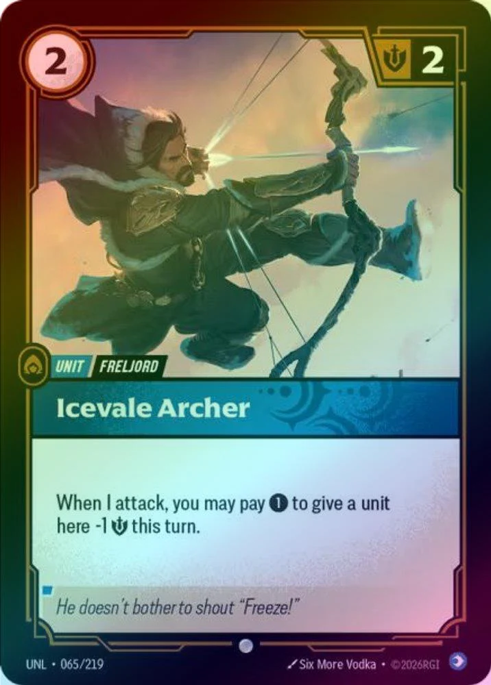 Icevale Archer - 065/219 - Common (Foil)