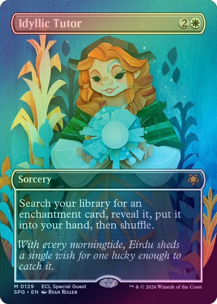 Idyllic Tutor - Borderless (Foil) (SPG)