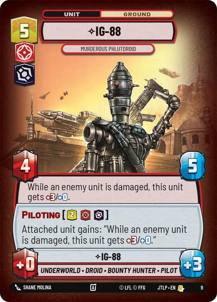 IG-88 - Murderous Phlutdroid - 9 - Rare