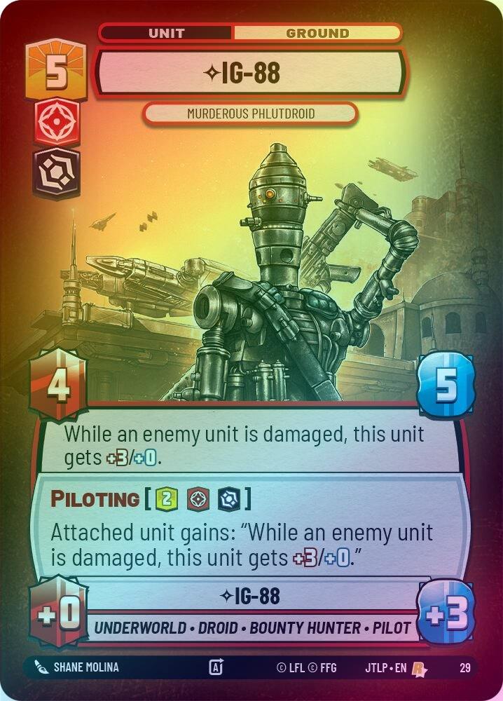 IG-88 - Murderous Phlutdroid - 29 - Rare (Foil)