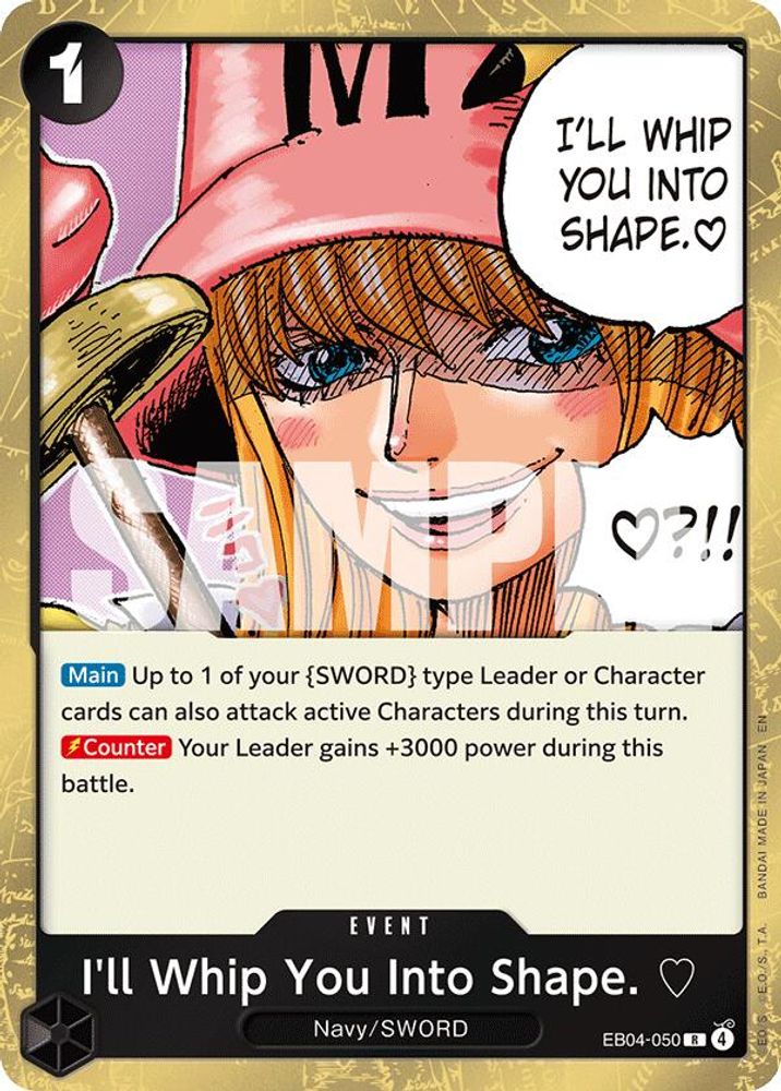 I'll Whip You Into Shape. - EB04-050 - Rare