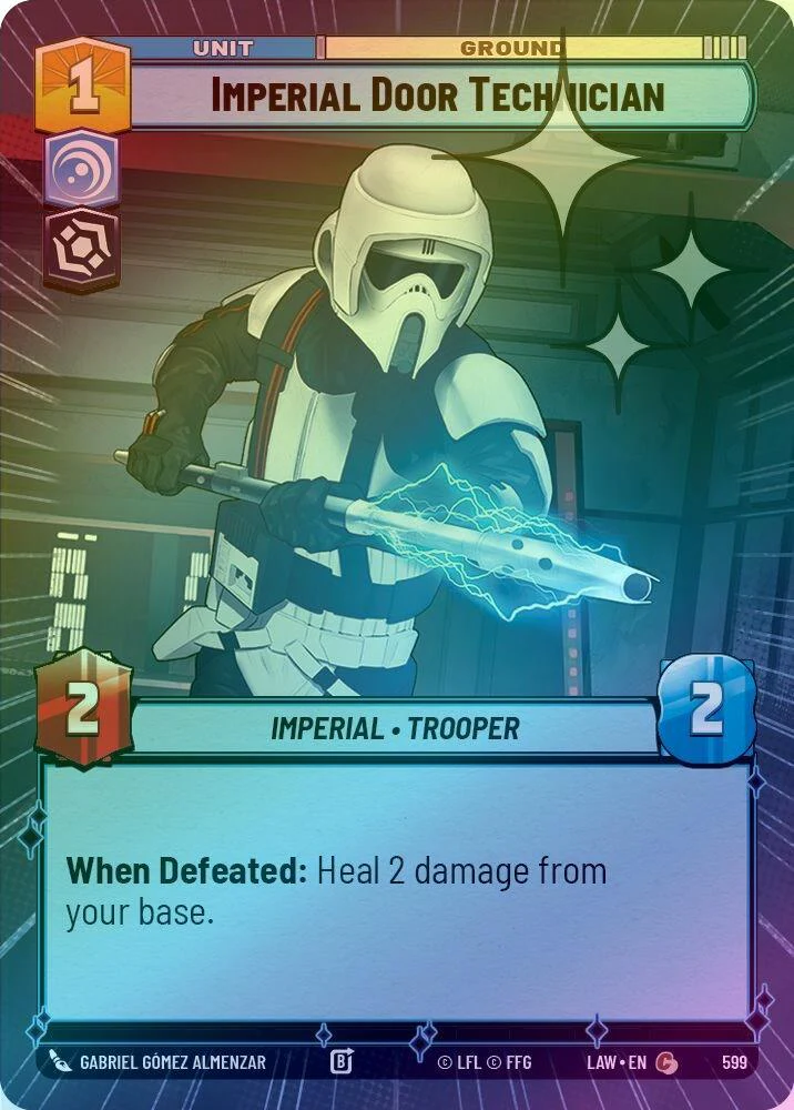 Imperial Door Technician (Hyperspace Foil) - 599 - Common (Foil)