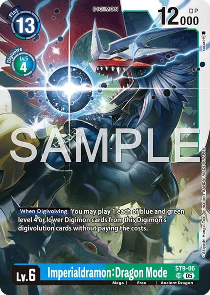 Imperialdramon: Dragon Mode - ST9-06 (Block 5 Reprint) - ST9-06 - Super Rare