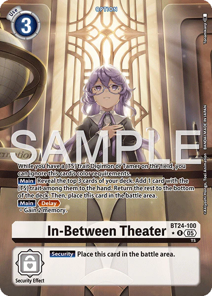 In-Between Theater (Alternate Art) - BT24-100 - Rare