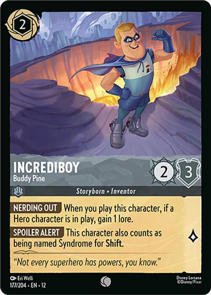 Incrediboy (Buddy Pine) - 177/204 - Common