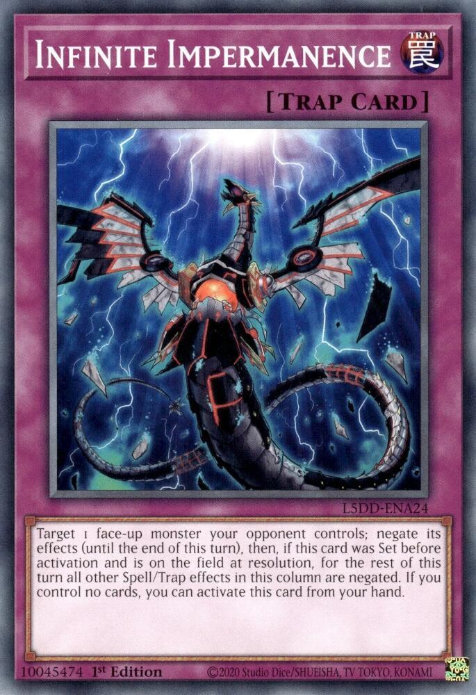 Infinite Impermanence - L5DD-ENA24 - Common - 1st Edition