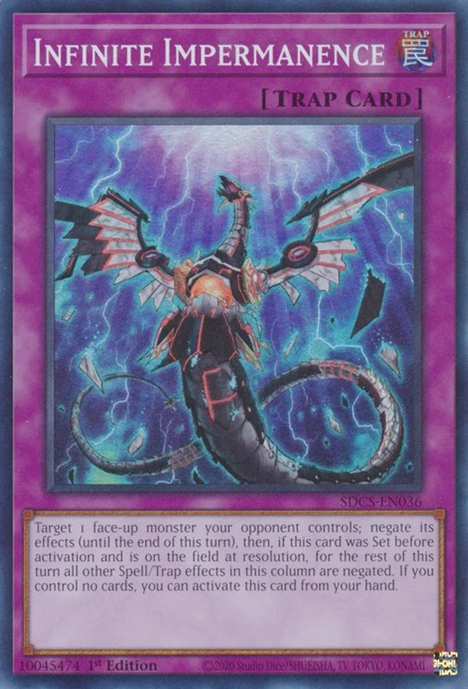 Infinite Impermanence - SDCS-EN036 - Super Rare - Unlimited