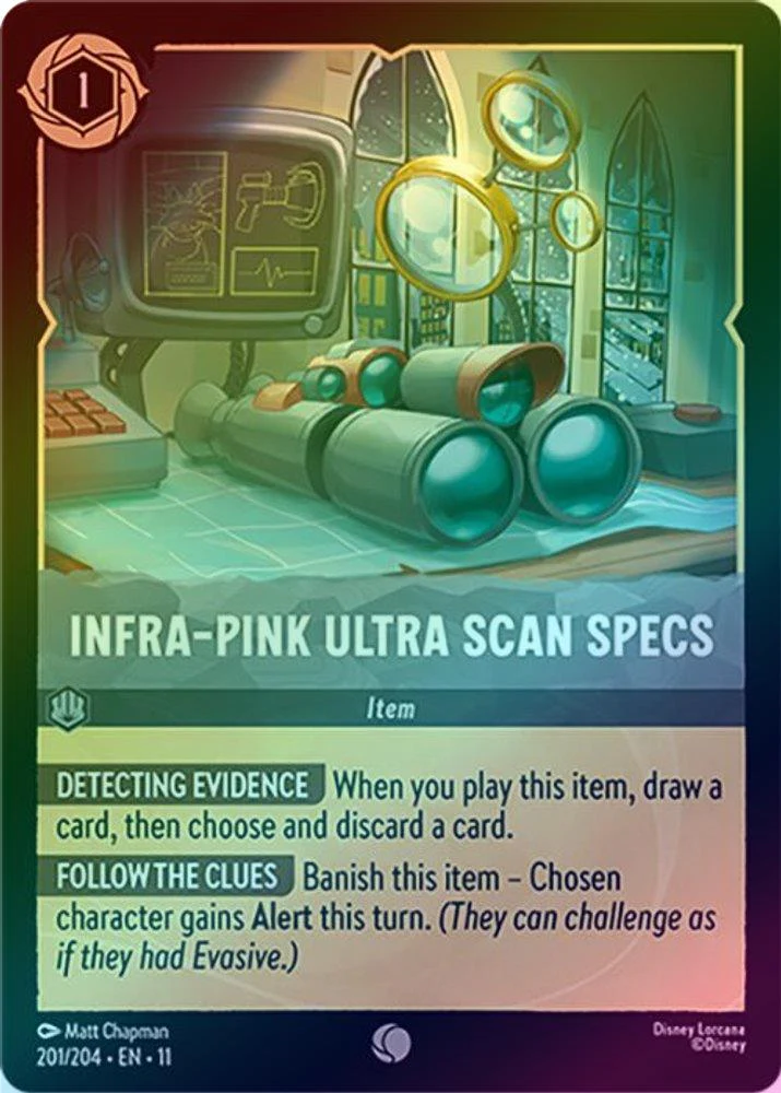 Infra-Pink Ultra Scan Specs - 201/204 - Common (Foil)