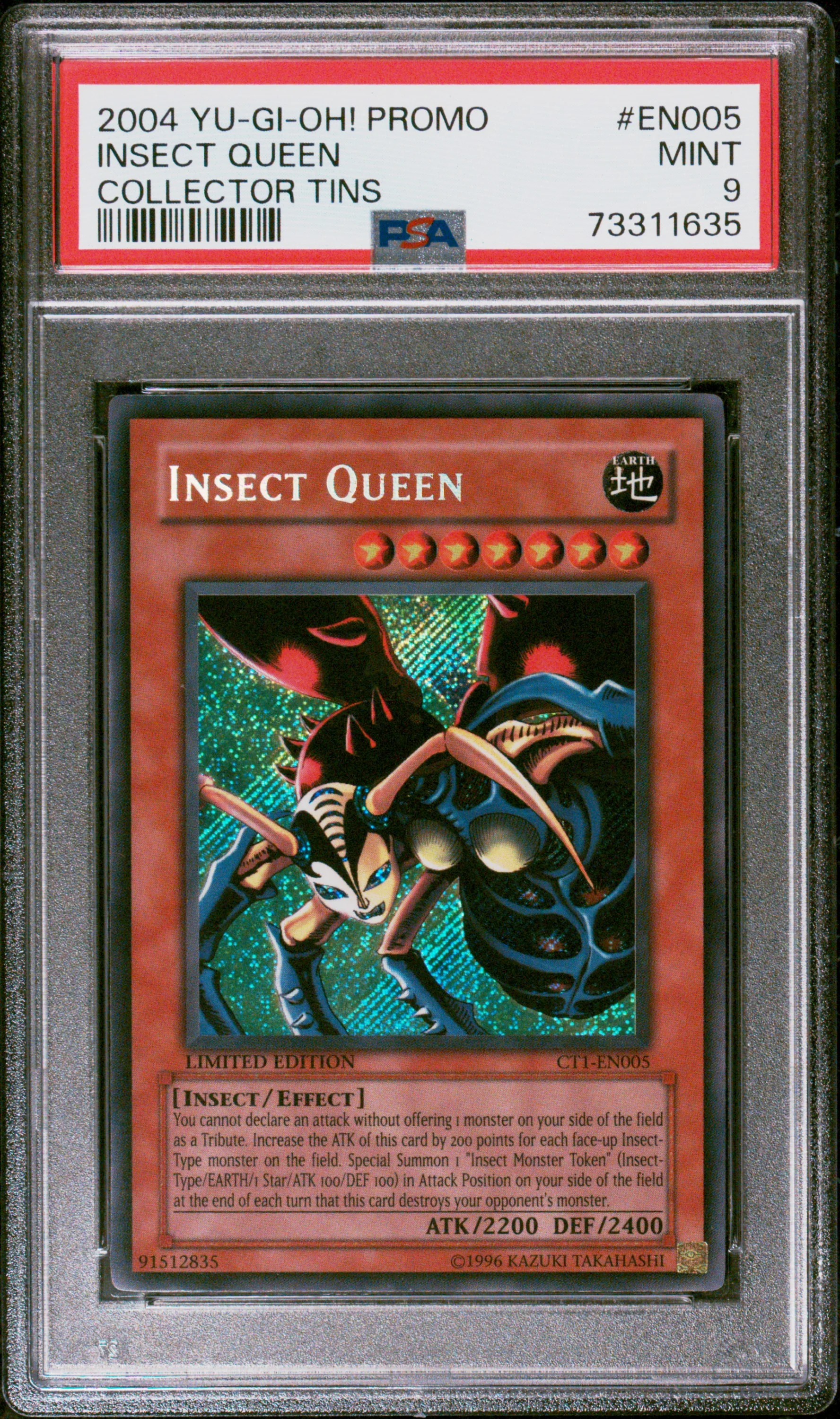 Insect Queen - CT1-EN005 - Secret Rare - Limited Edition (PSA 9)