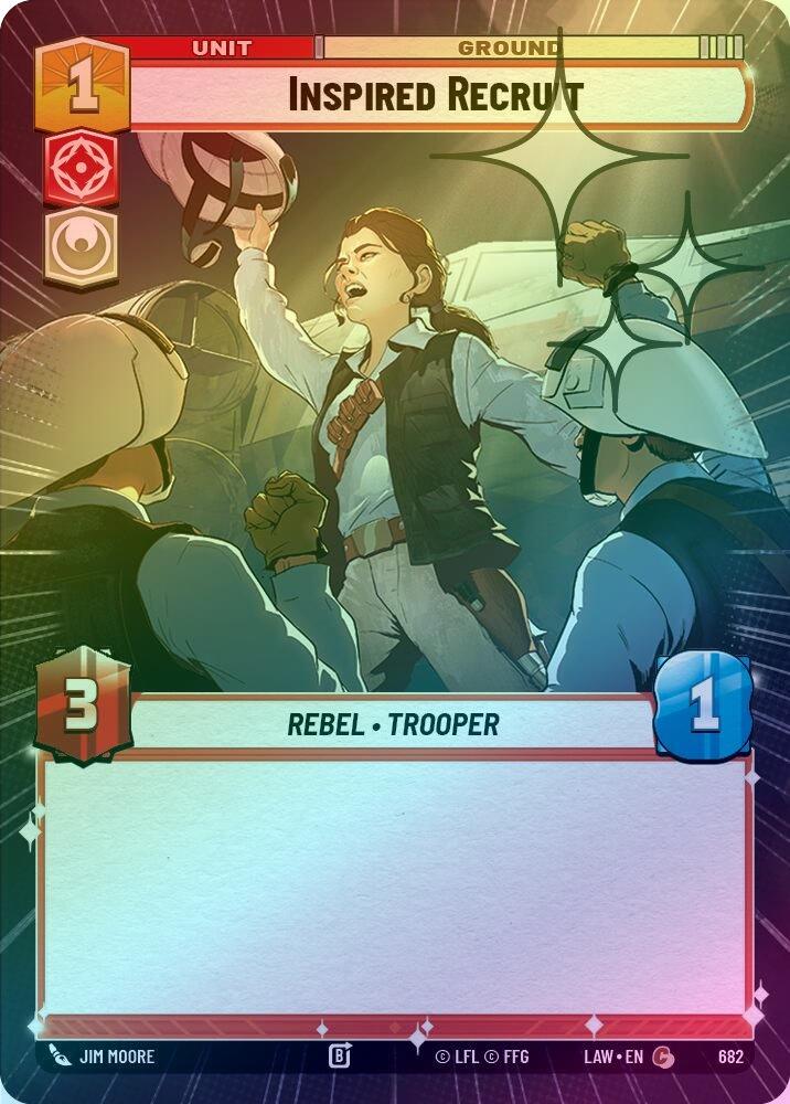 Inspired Recruit (Hyperspace Foil) - 682 - Common (Foil)