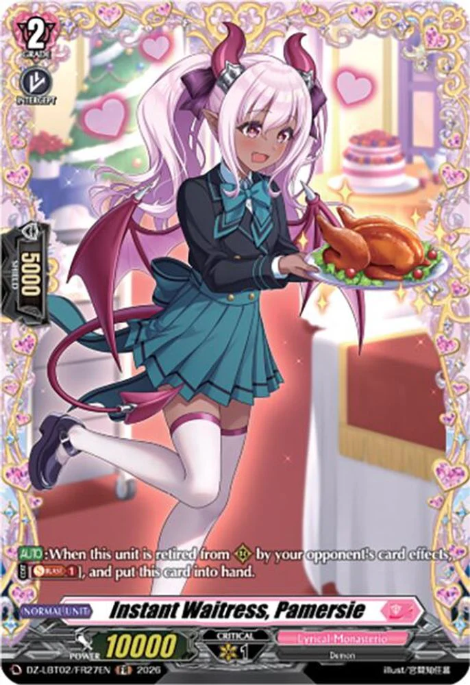 Instant Waitress, Pamersie (FR) - DZ-LBT02/FR27EN - Frame Rare