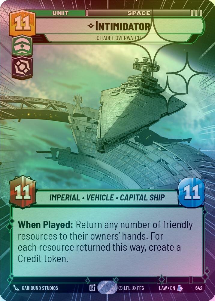 Intimidator - Citadel Overwatch (Hyperspace Foil) - 642 - Legendary (Foil)