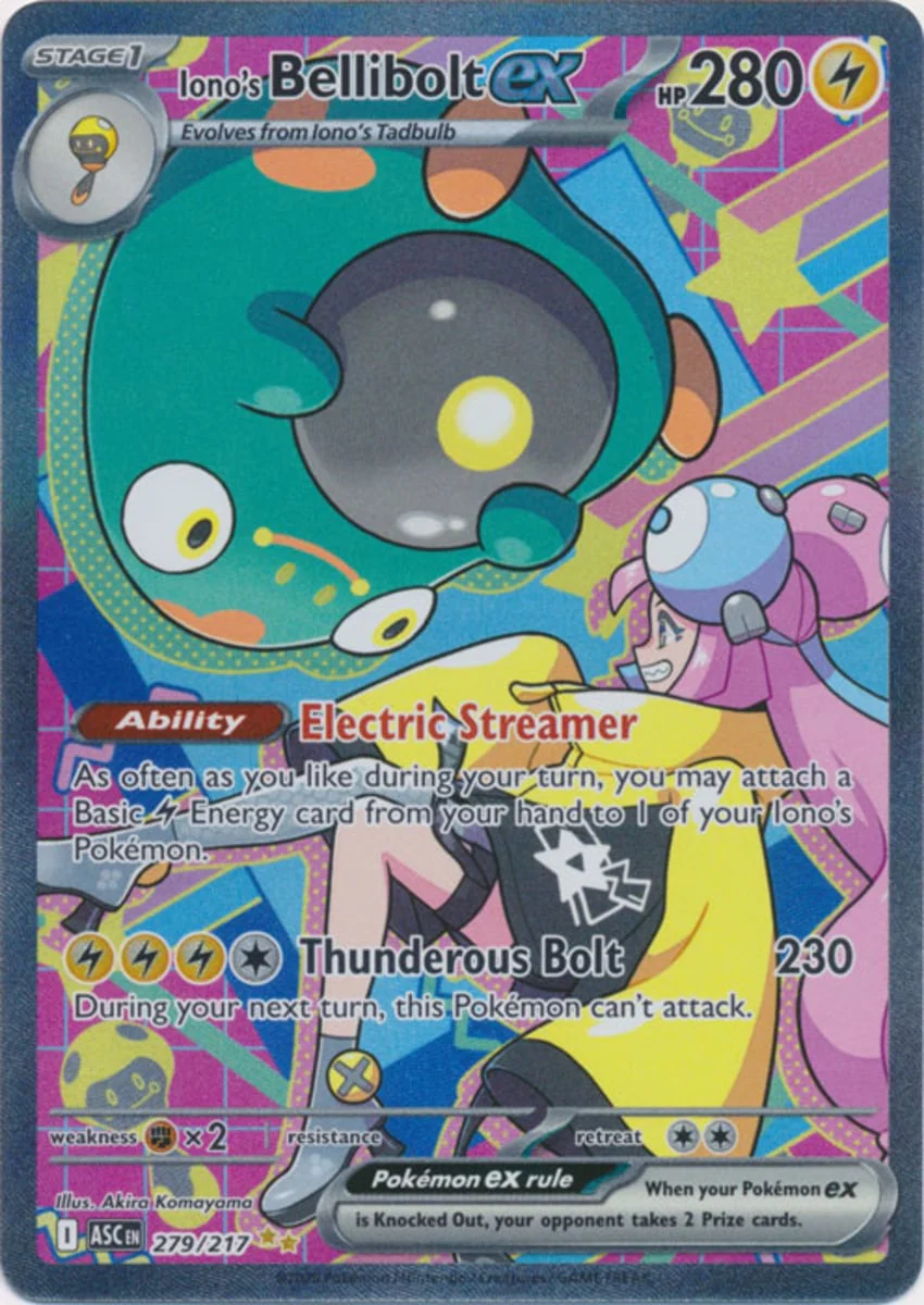 Iono's Bellibolt ex - 279/217 - Special Illustration Rare