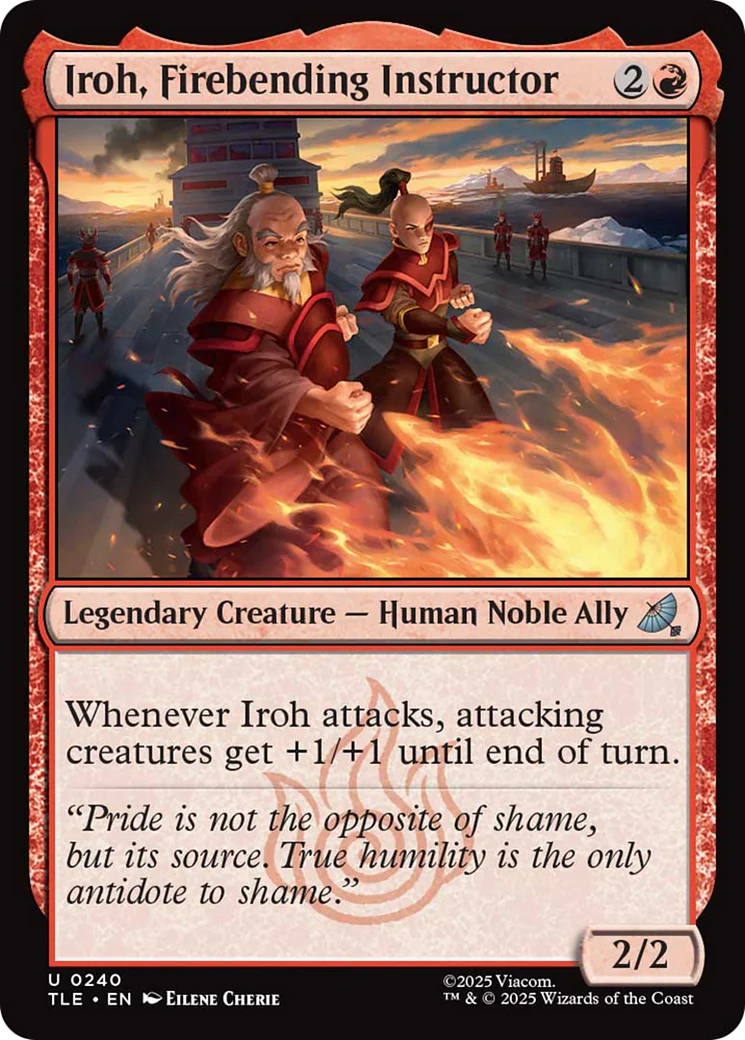 Iroh, Firebending Instructor (TLE)