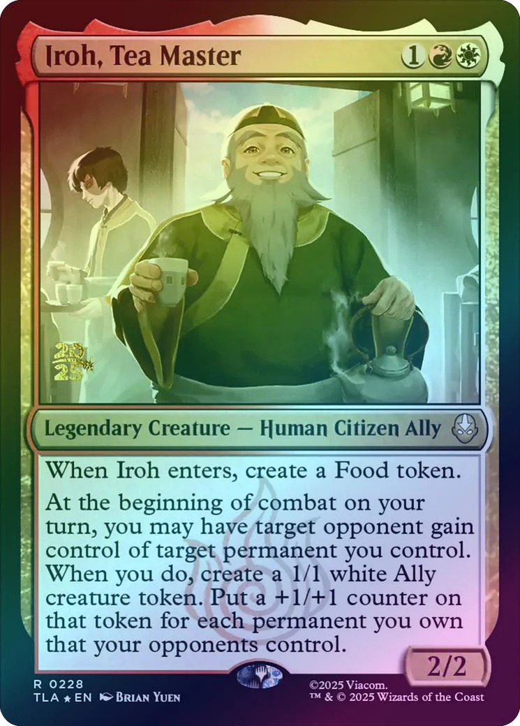 Iroh, Tea Master - Prerelease Promo (Foil) (PTLA)