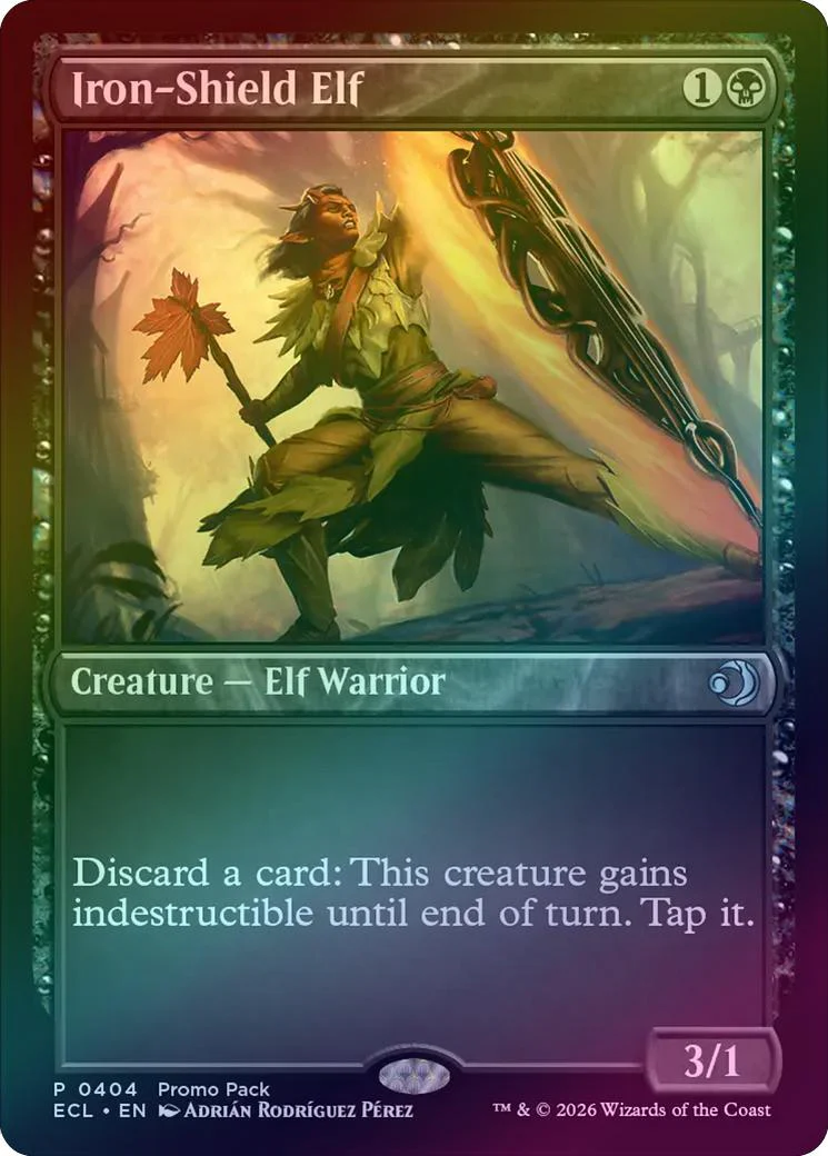 Iron-Shield Elf - Dark Frame Promo (Foil) (ECL)
