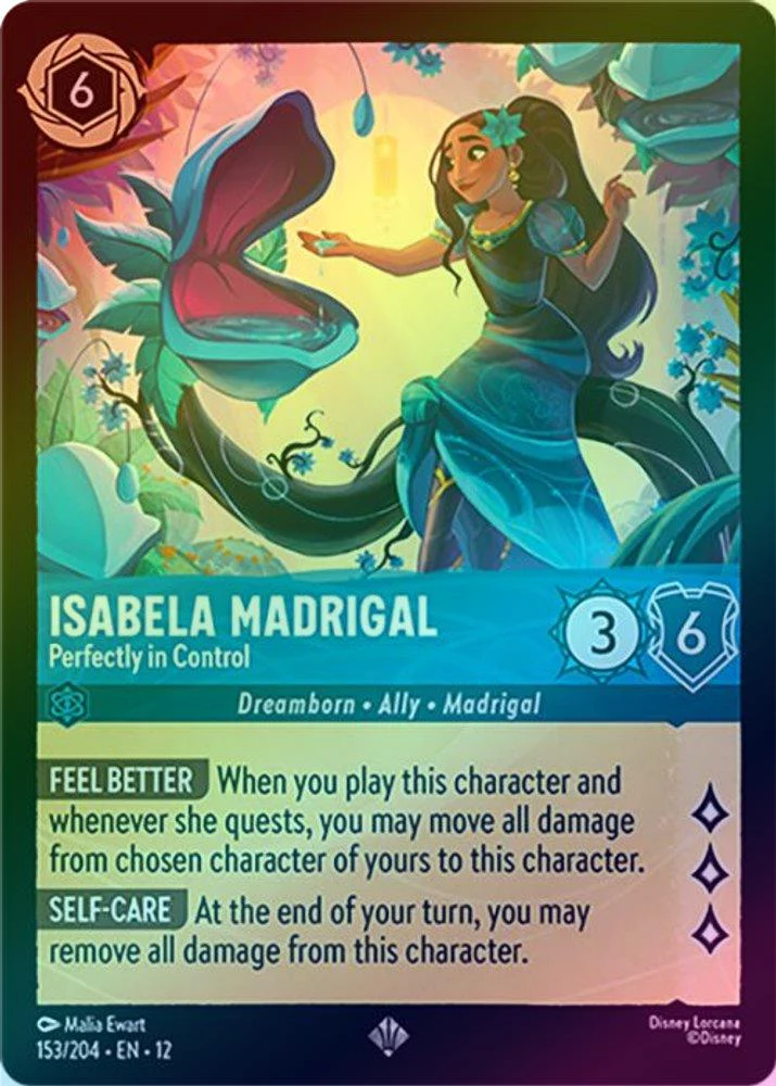 Isabela Madrigal (Perfectly in Control) - 153/204 - Super Rare (Foil)