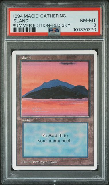 Island (A) - Summer Magic - PSA Graded 8 101370270