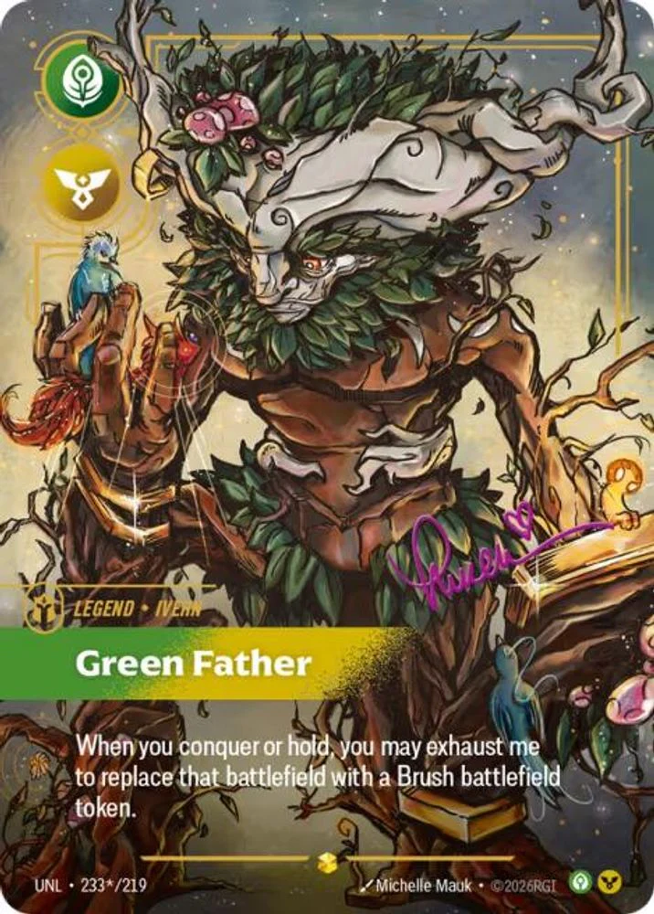 Ivern - Green Father (Signature) - 233*/219 - Showcase