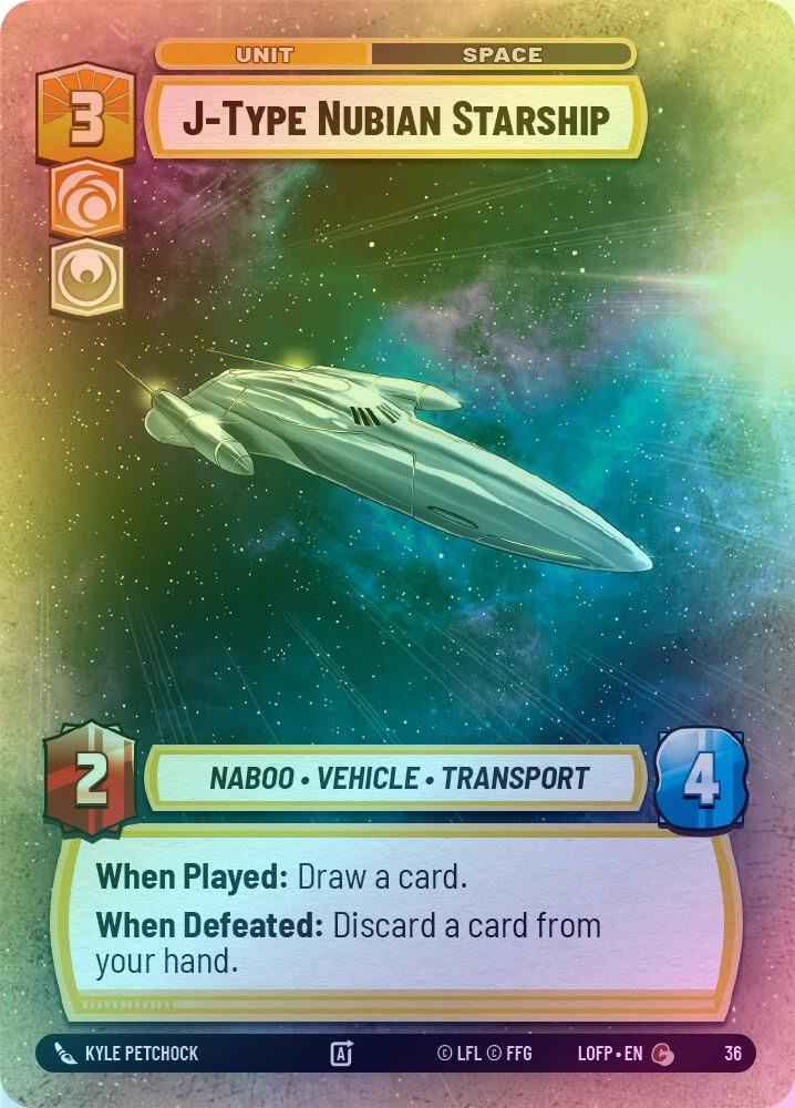 J-Type Nubian Starship  - 36 - Common (Foil)