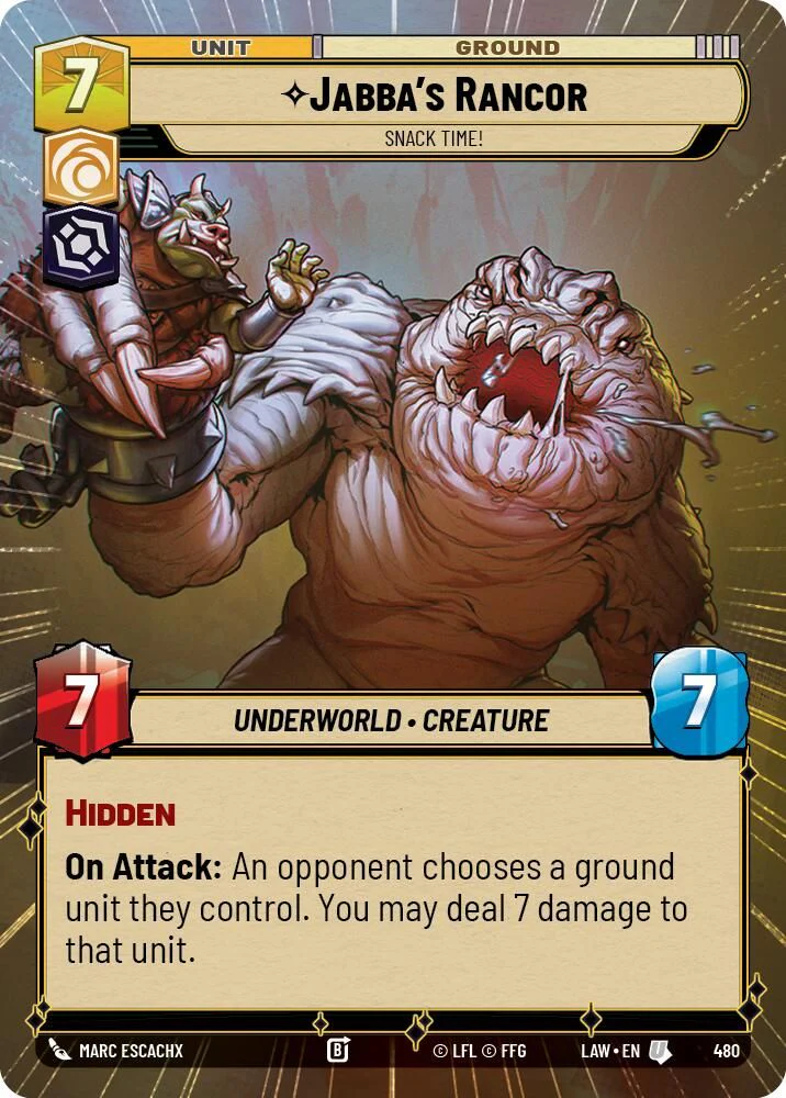 Jabba's Rancor - Snack Time! (Hyperspace) - 480 - Uncommon