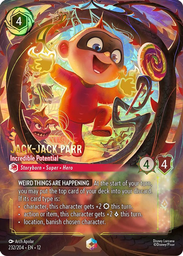 Jack-Jack Parr (Incredible Potential) - 232/204 - Enchanted