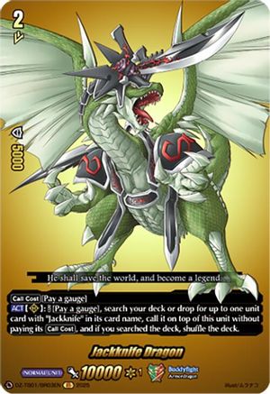 Jackknife Dragon (BR) - DZ-TB01/BR03EN - Buddy Rare