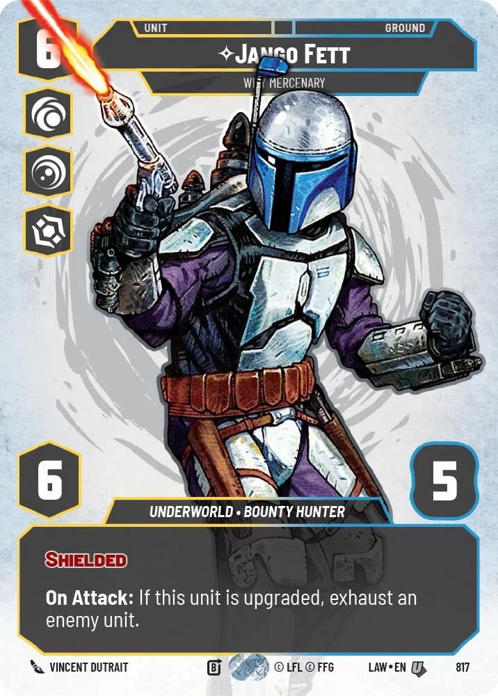 Jango Fett - Wily Mercenary (Prestige) - 817 - Uncommon