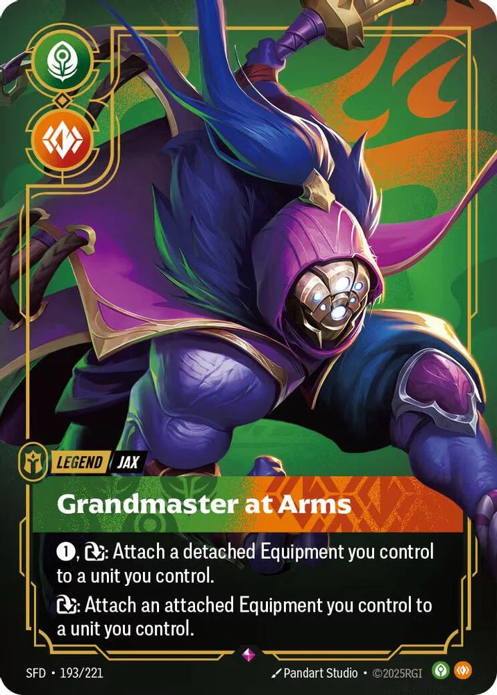 Jax - Grandmaster At Arms - 193/221 - Rare