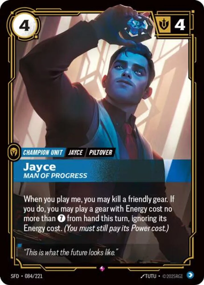 Jayce - Man of Progress - 084/221 - Rare