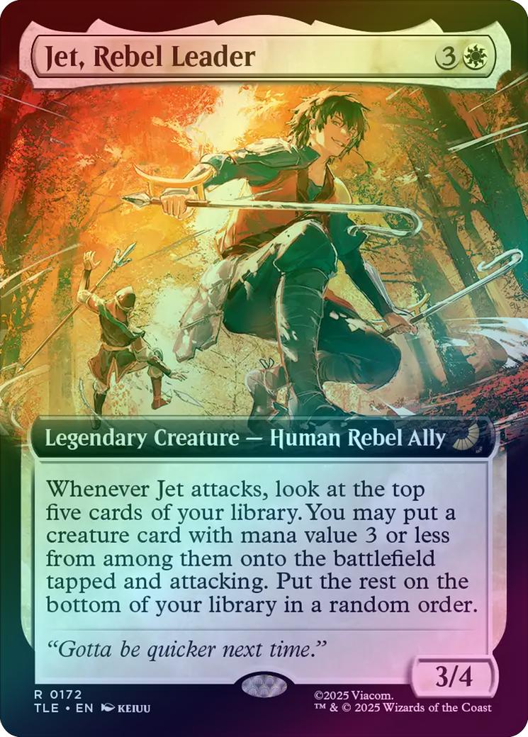 Jet, Rebel Leader - Extended Art (Foil) (TLE)